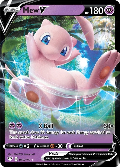 Image for Mew V (SWSH03: Darkness Ablaze) (069/189) - Pokemon