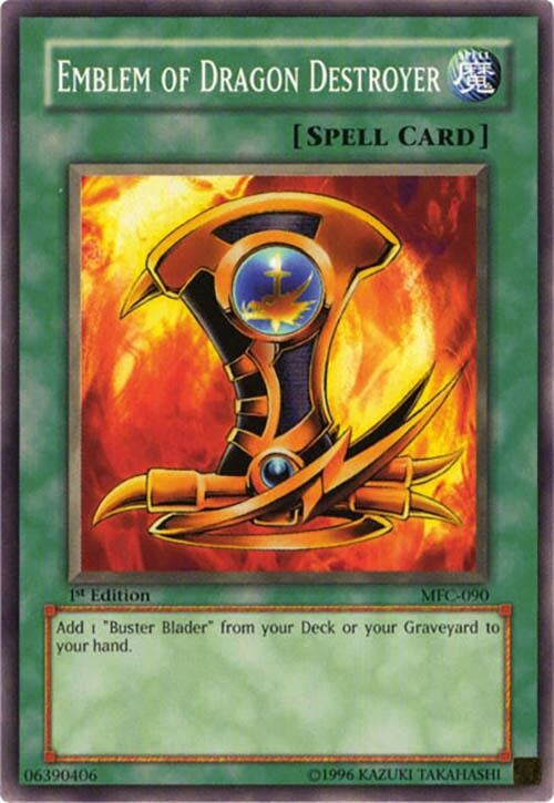 Image for Emblem of Dragon Destroyer (Magician's Force) (MFC-090) - YuGiOh