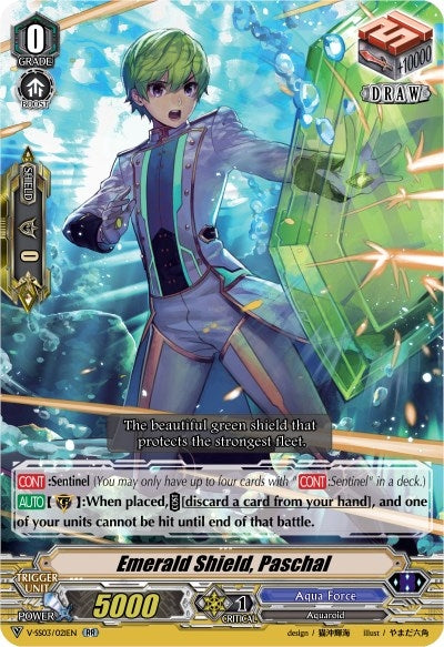 Image for Emerald Shield, Paschal (V-SS03: Festival Collection) (V-SS03/021EN) - Cardfight Vanguard
