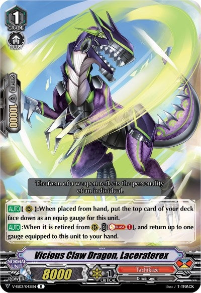Image for Vicious Claw Dragon, Laceraterex (V-SS03: Festival Collection) (V-SS03/042EN) - Cardfight Vanguard