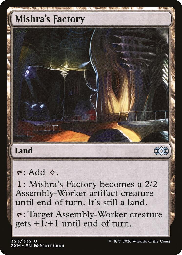 Image for Mishra's Factory (Double Masters) (323) - Magic: The Gathering