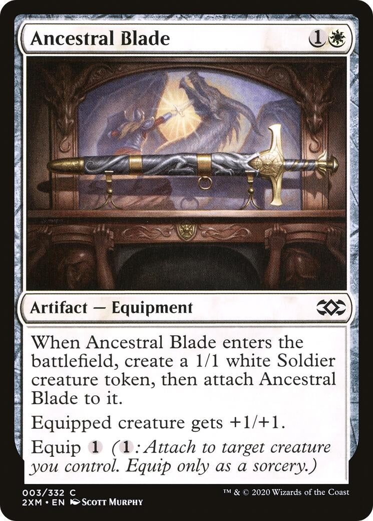 Image for Ancestral Blade (Double Masters) (3) - Magic: The Gathering
