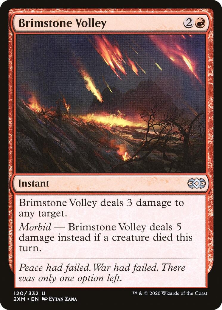 Image for Brimstone Volley (Double Masters) (120) - Magic: The Gathering