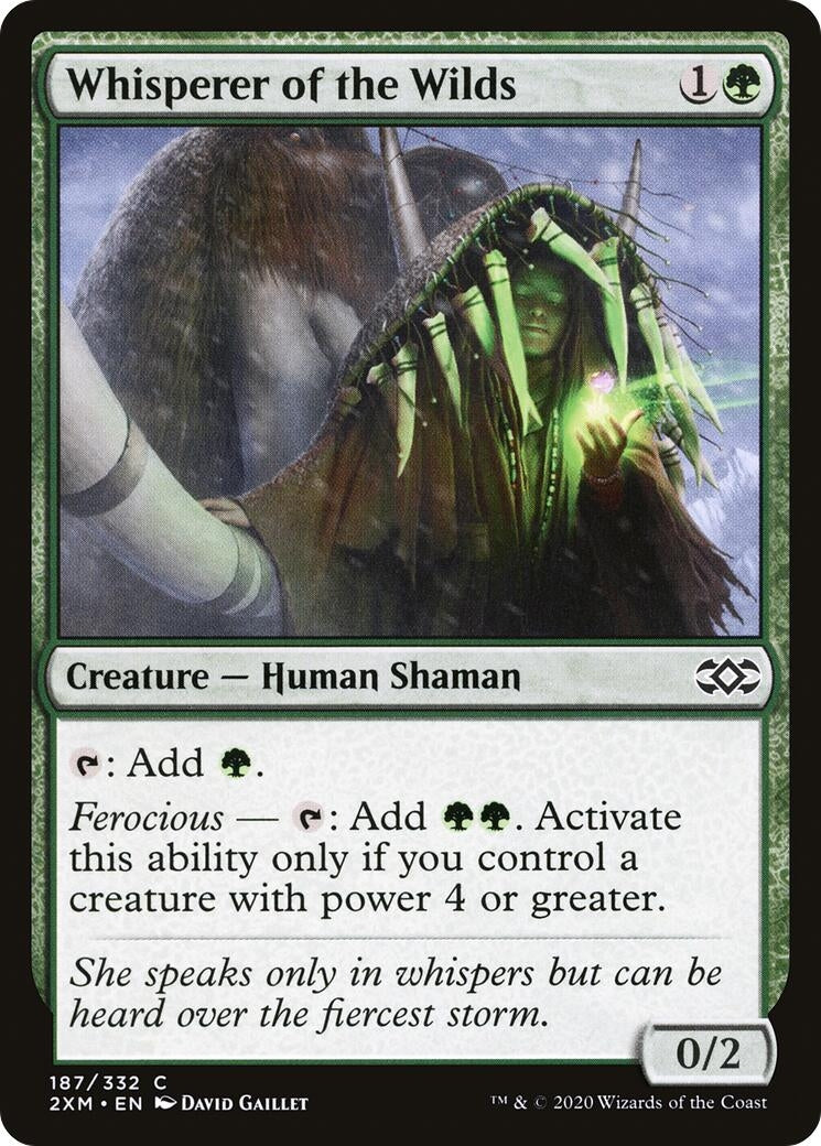 Image for Whisperer of the Wilds (Double Masters) (187) - Magic: The Gathering