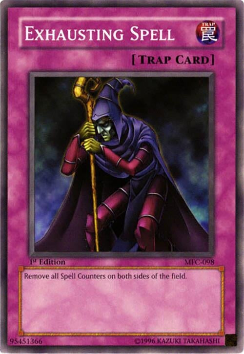 Image for Exhausting Spell (Magician's Force) (MFC-098) - YuGiOh