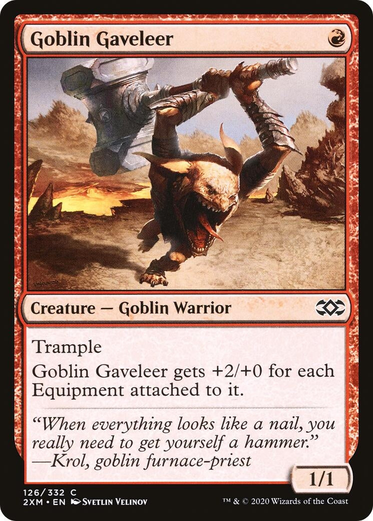 Image for Goblin Gaveleer (Double Masters) (126) - Magic: The Gathering