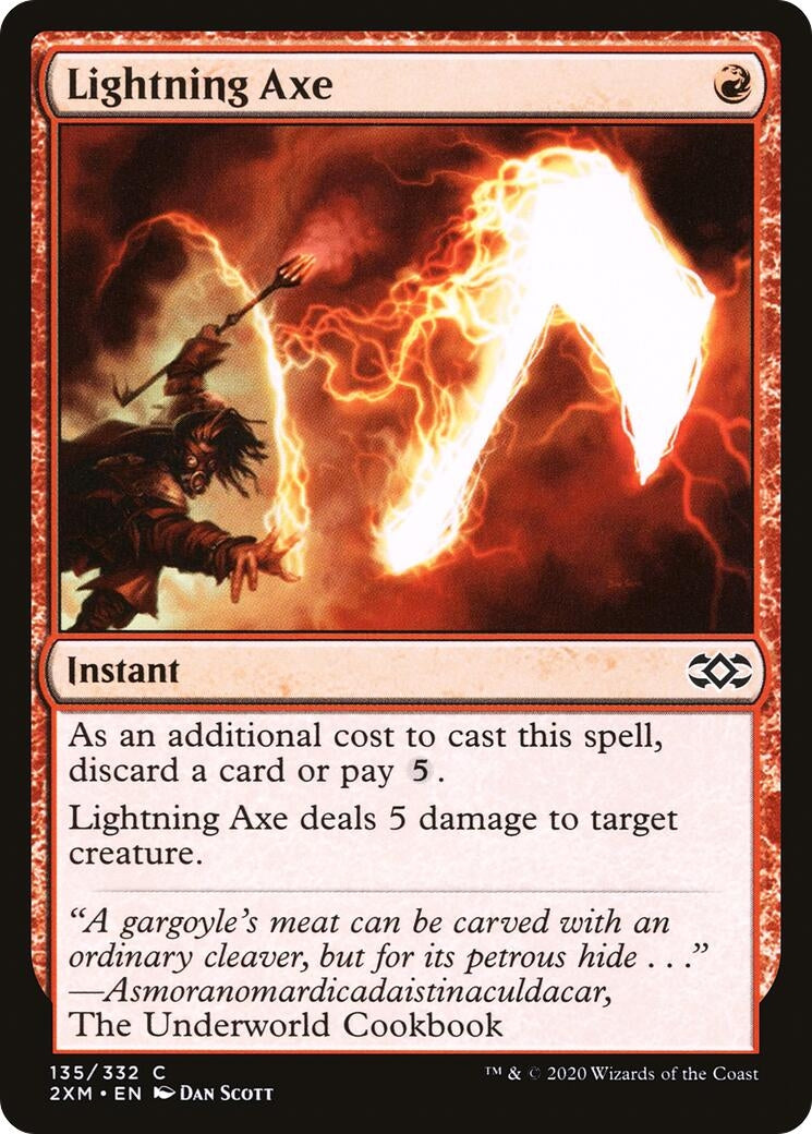 Image for Lightning Axe (Double Masters) (135) - Magic: The Gathering