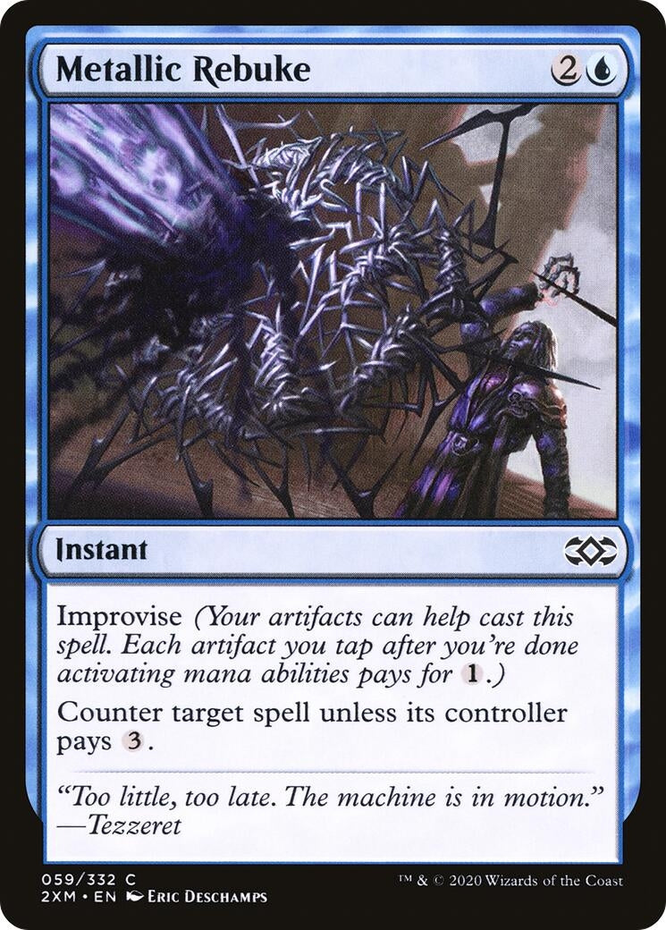 Image for Metallic Rebuke (Double Masters) (59) - Magic: The Gathering