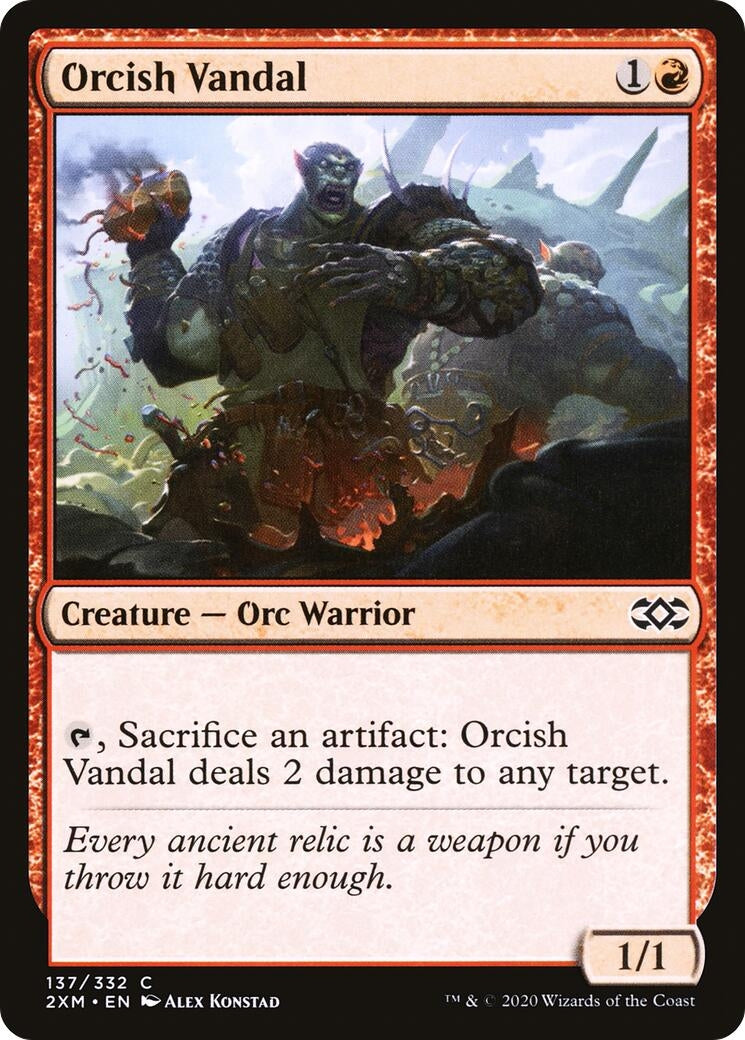 Image for Orcish Vandal (Double Masters) (137) - Magic: The Gathering