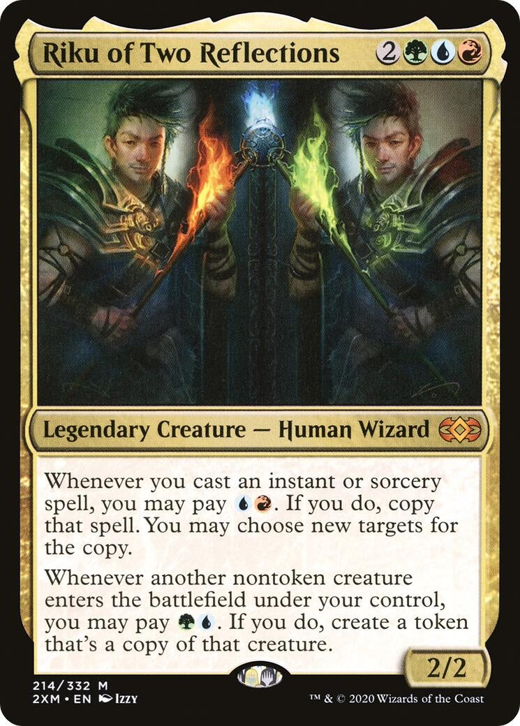 Image for Riku of Two Reflections (Double Masters) (214) - Magic: The Gathering