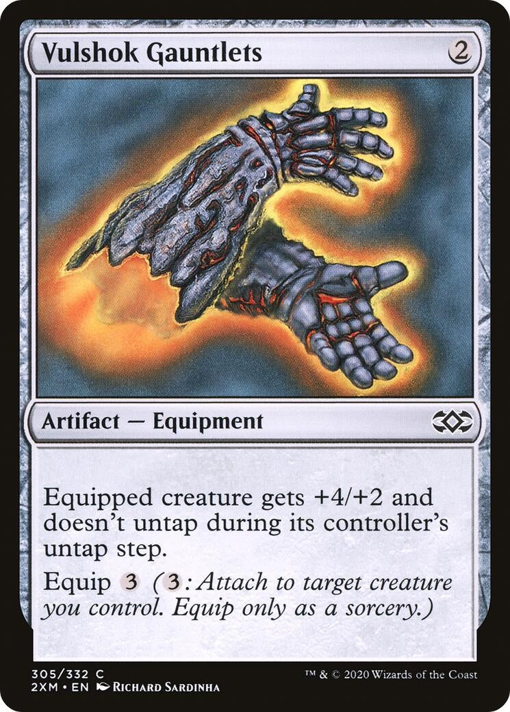 Image for Vulshok Gauntlets (Double Masters) (305) - Magic: The Gathering