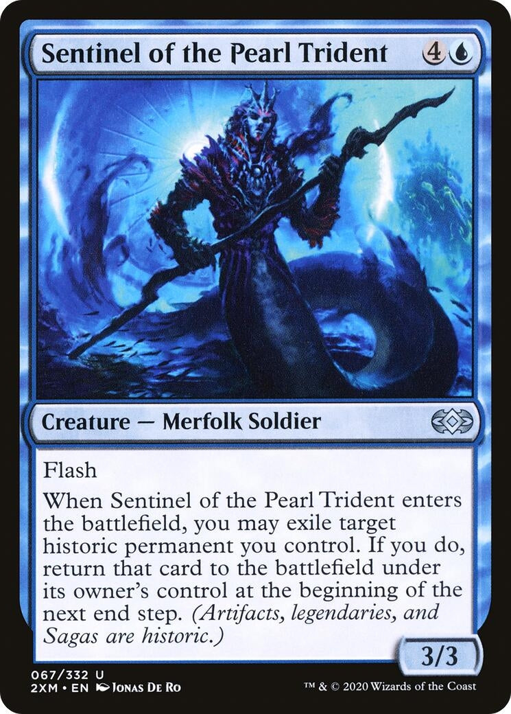 Image for Sentinel of the Pearl Trident (Double Masters) (67) - Magic: The Gathering