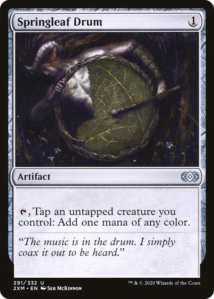 Image for Springleaf Drum (Double Masters) (291) - Magic: The Gathering