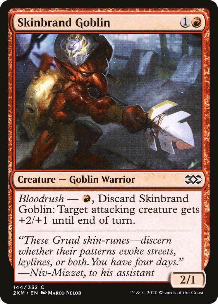 Image for Skinbrand Goblin (Double Masters) (144) - Magic: The Gathering