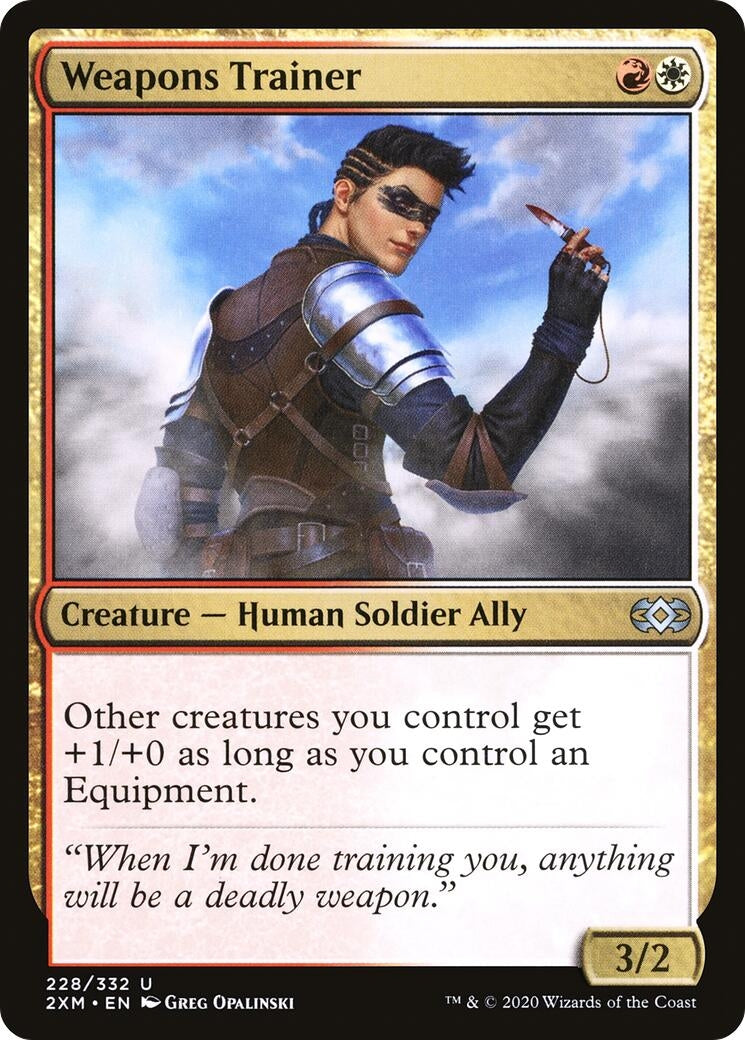 Image for Weapons Trainer (Double Masters) (228) - Magic: The Gathering
