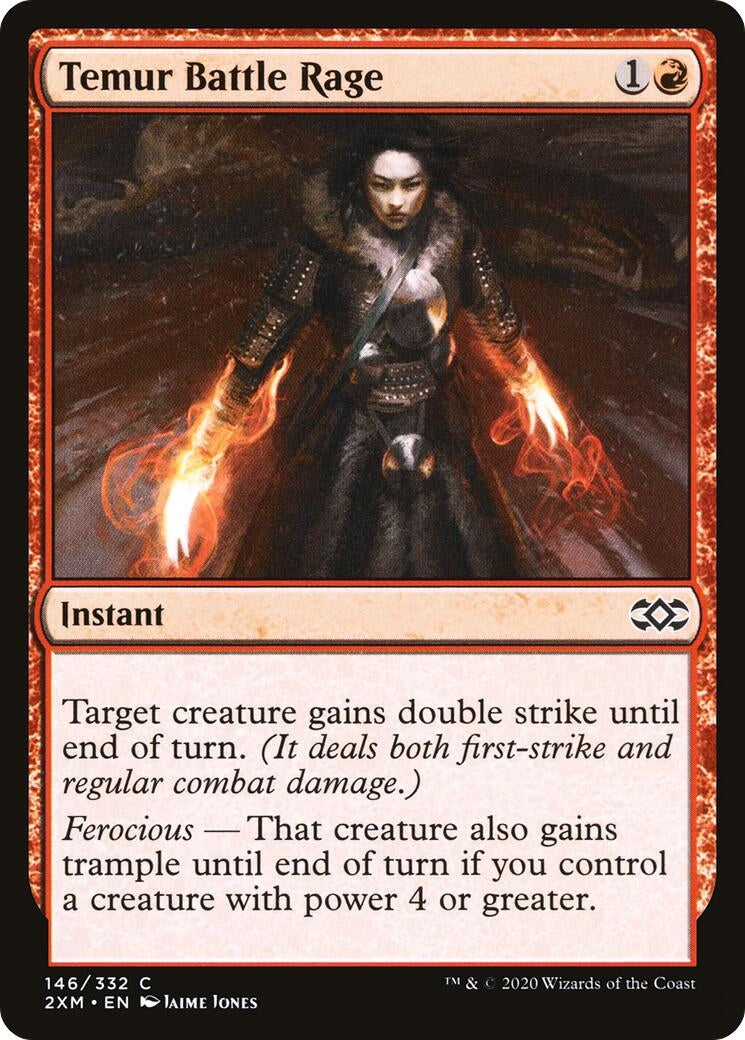 Image for Temur Battle Rage (Double Masters) (146) - Magic: The Gathering
