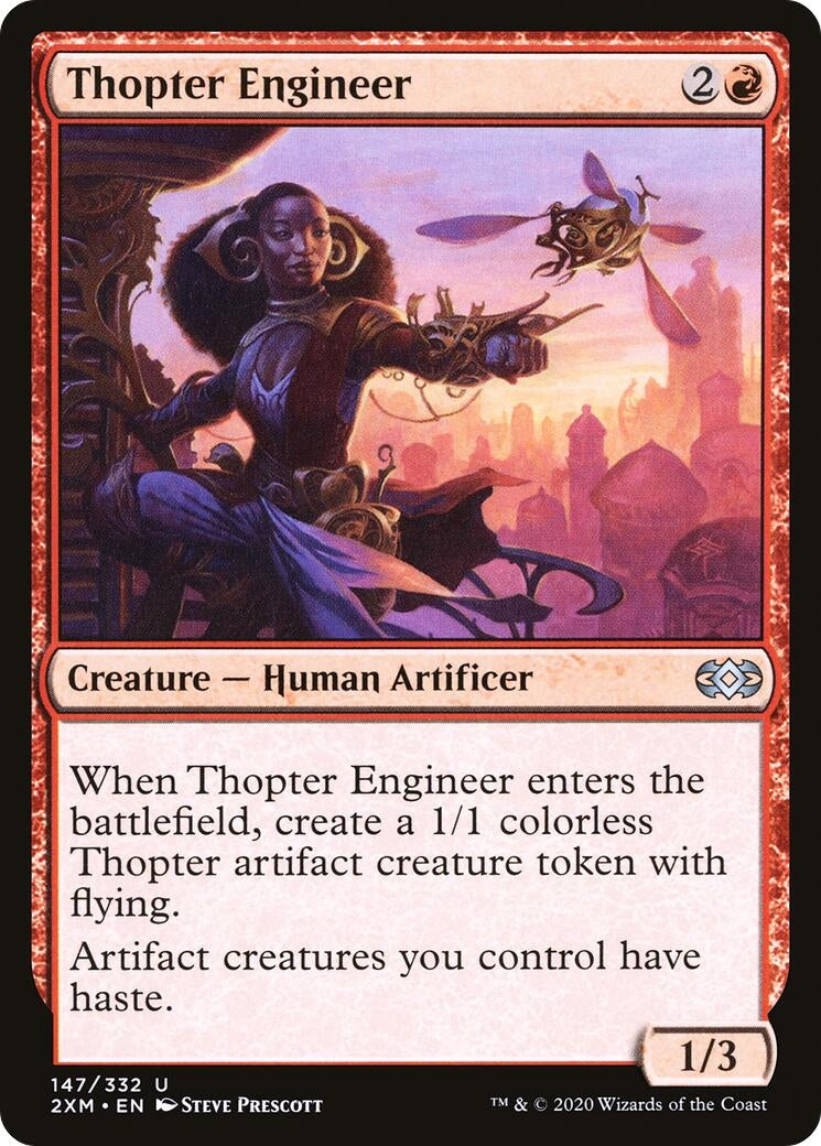 Image for Thopter Engineer (Double Masters) (147) - Magic: The Gathering