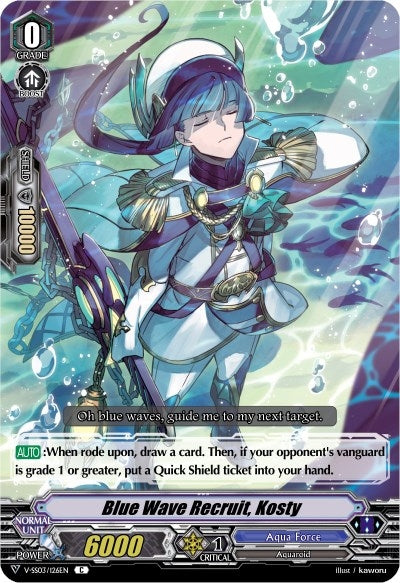 Image for Blue Wave Recruit, Kosty (V-SS03: Festival Collection) (V-SS03/126EN) - Cardfight Vanguard