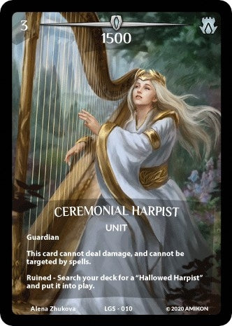 Image for Ceremonial Harpist (Full Art) (Argent Saga Promos) (LGS-010) - Argent Saga TCG