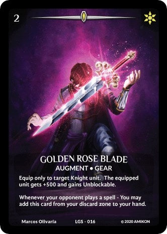 Image for Golden Rose Blade (Full Art) (Argent Saga Promos) (LGS-016) - Argent Saga TCG
