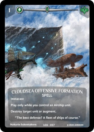 Image for Cloudsea Offensive Formation (Full Art) (Argent Saga Promos) (LGS-017) - Argent Saga TCG