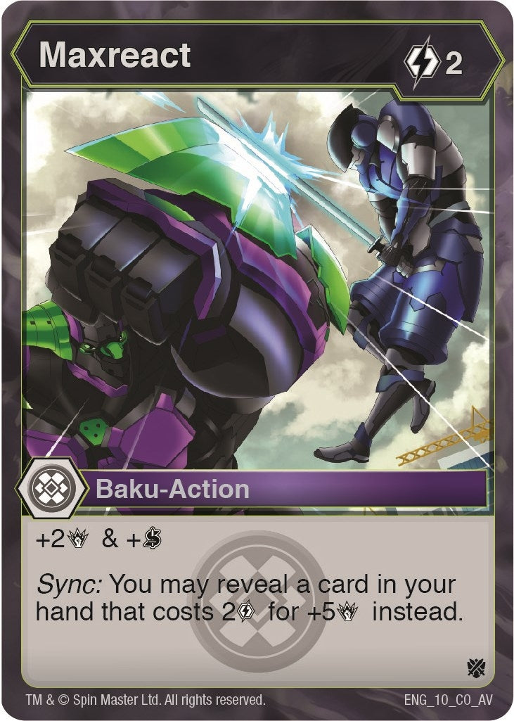 Image for Maxreact (Armored Elite) (10) - Bakugan TCG