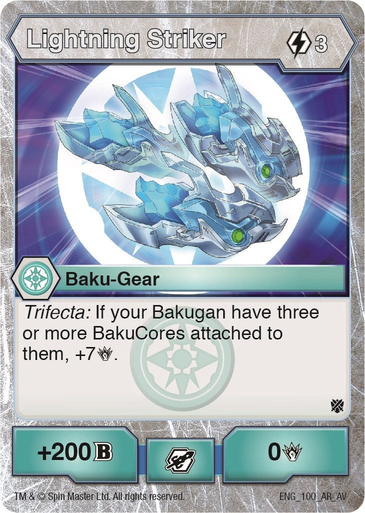 Image for Lightning Striker (Armored Elite) (100) - Bakugan TCG