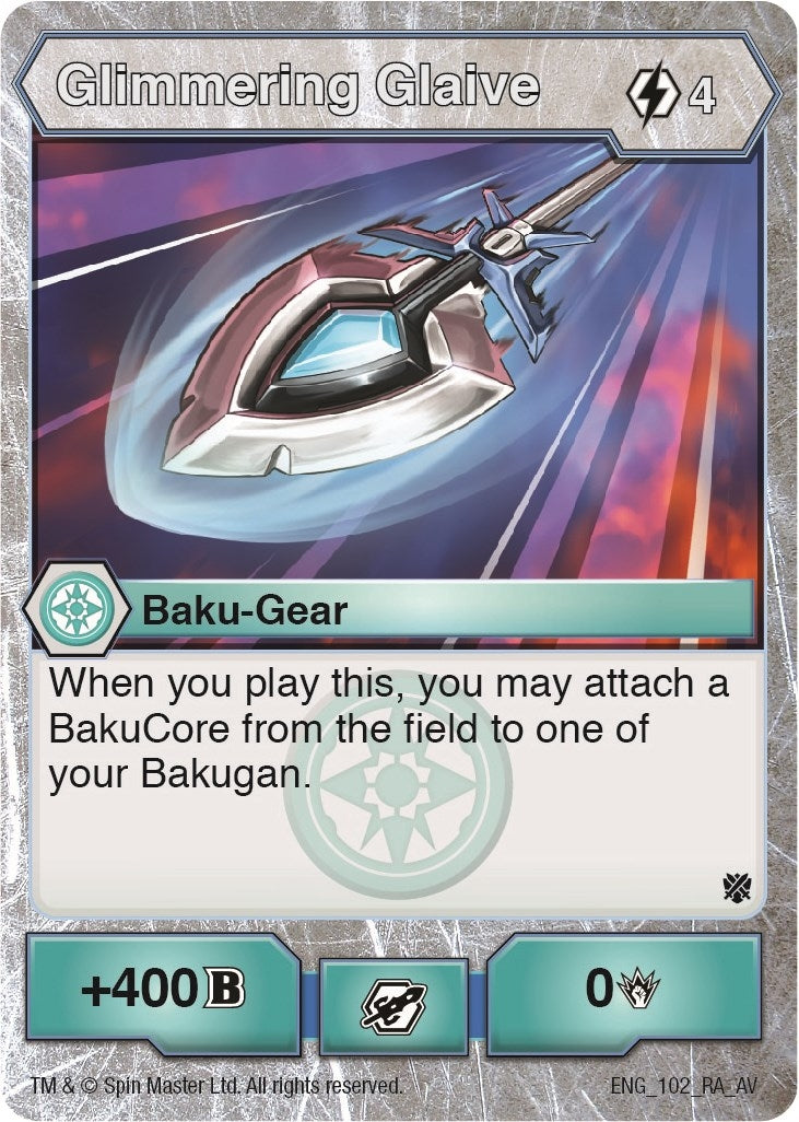 Image for Glimmering Glaive (Armored Elite) (102) - Bakugan TCG