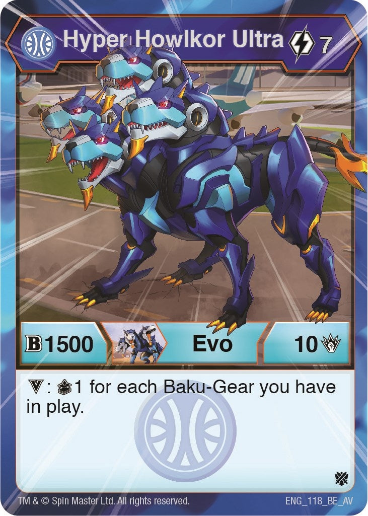 Image for Hyper Howlkor Ultra (Armored Elite) (118) - Bakugan TCG