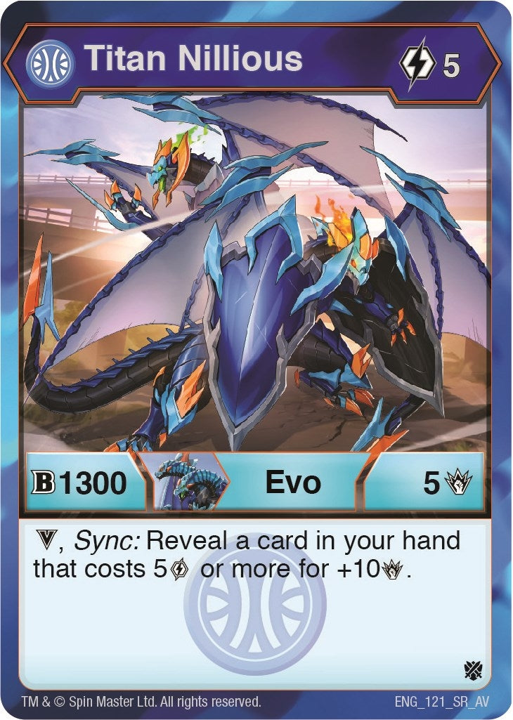 Image for Titan Nillious (Armored Elite) (121) - Bakugan TCG