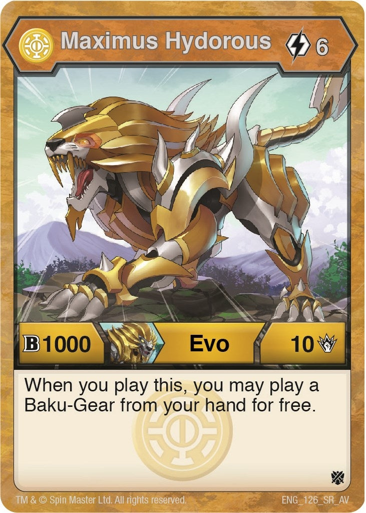 Image for Maximus Hydorous (Armored Elite) (126) - Bakugan TCG
