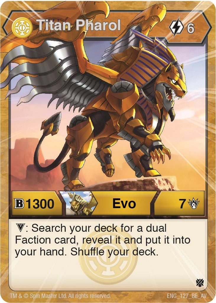 Image for Titan Pharol (Armored Elite) (127) - Bakugan TCG