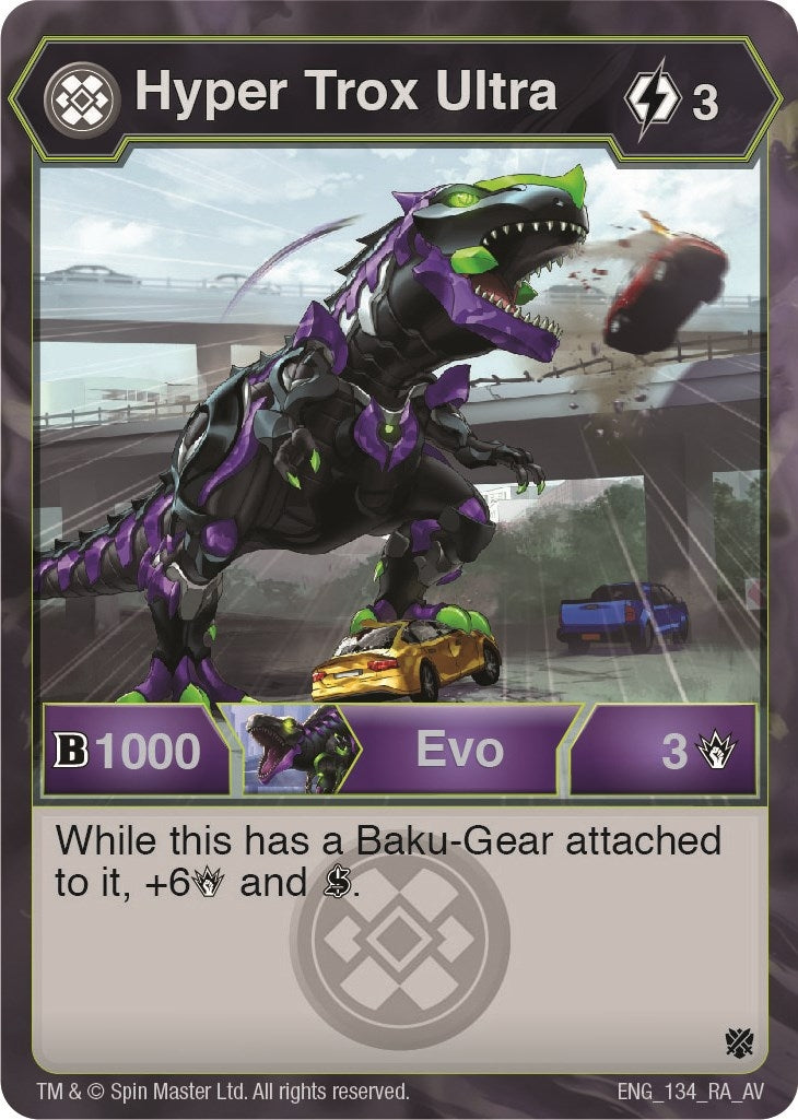 Image for Hyper Trox Ultra (Armored Elite) (134) - Bakugan TCG