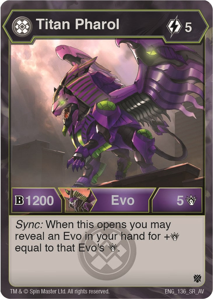 Image for Titan Pharol (136) (Armored Elite) (136) - Bakugan TCG