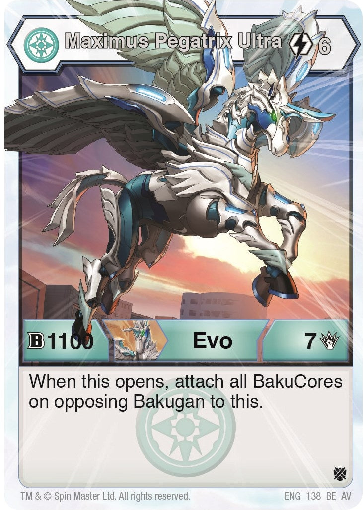 Image for Maximus Pegatrix Ultra (Armored Elite) (138) - Bakugan TCG