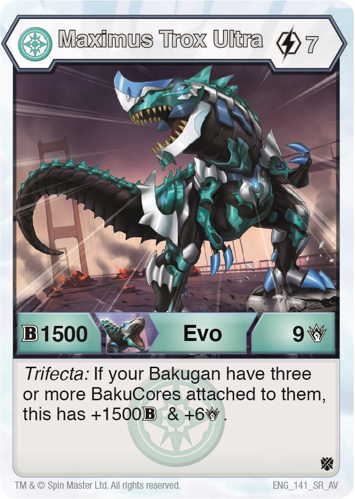 Image for Maximus Trox Ultra (141) (Armored Elite) (141) - Bakugan TCG