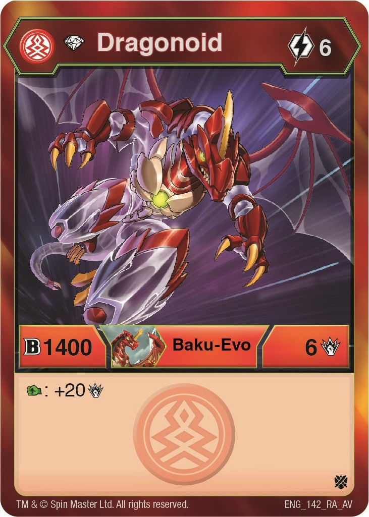 Image for Diamond Dragonoid (Armored Elite) (142) - Bakugan TCG