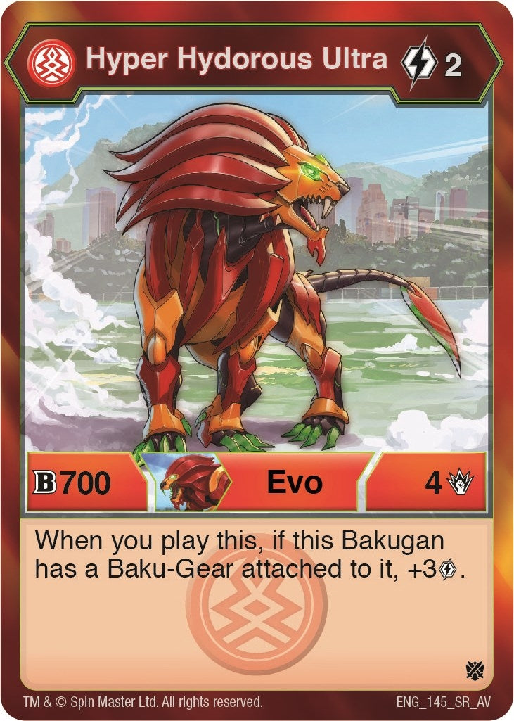 Image for Hyper Hydorous Ultra (145) (Armored Elite) (145) - Bakugan TCG