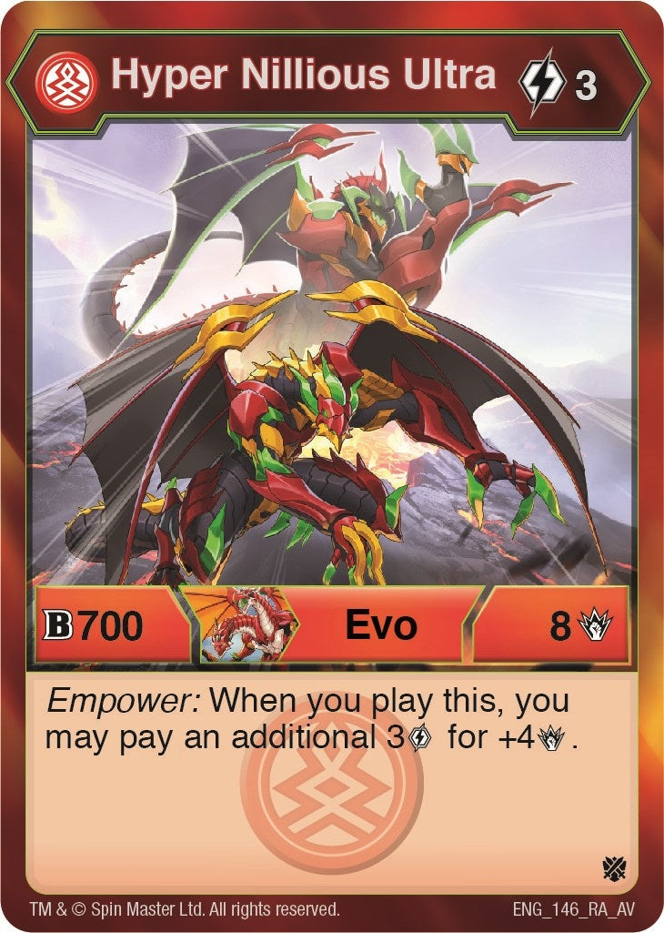 Image for Hyper Nillious Ultra (146) (Armored Elite) (146) - Bakugan TCG