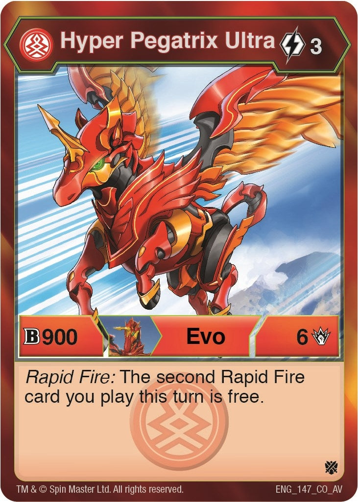 Image for Hyper Pegatrix Ultra (Armored Elite) (147) - Bakugan TCG