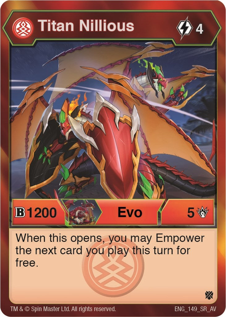 Image for Titan Nillious (149) (Armored Elite) (149) - Bakugan TCG
