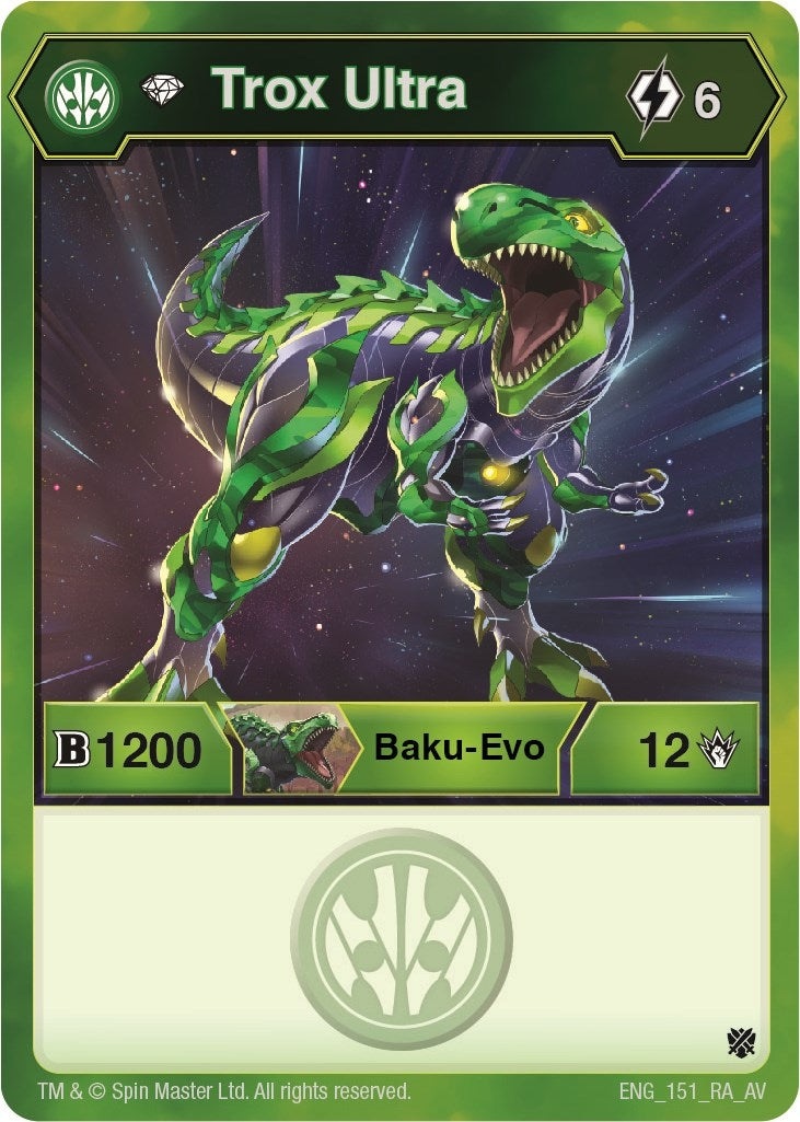 Image for Diamond Trox Ultra (Armored Elite) (151) - Bakugan TCG