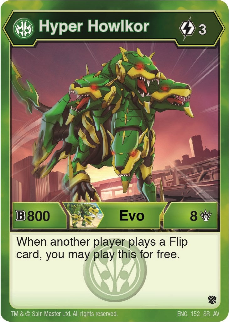 Image for Hyper Howlkor (Armored Elite) (152) - Bakugan TCG