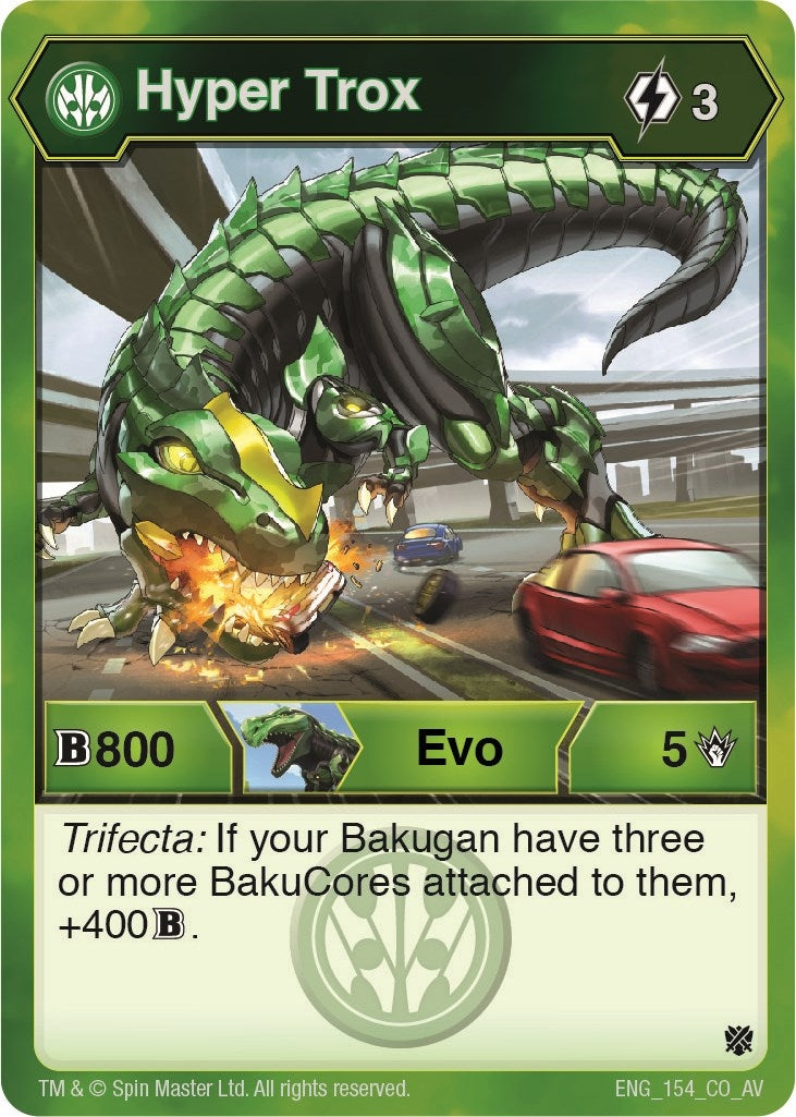 Image for Hyper Trox (Armored Elite) (154) - Bakugan TCG