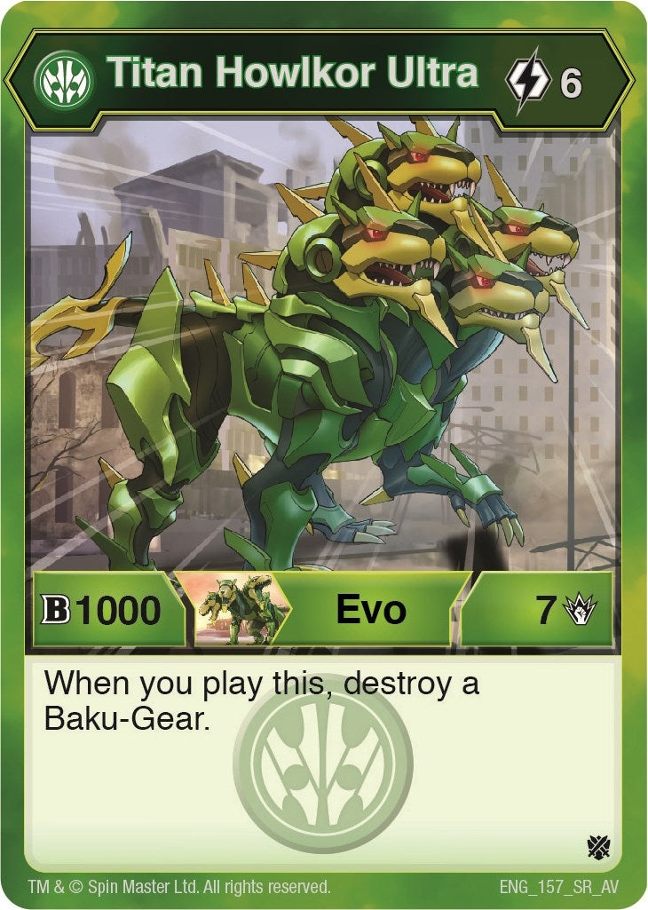 Image for Titan Howlkor Ultra (Armored Elite) (157) - Bakugan TCG