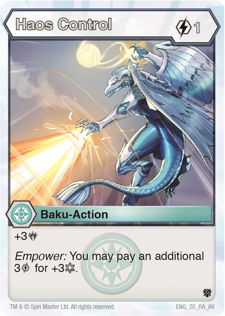 Image for Haos Control (Armored Elite) (20) - Bakugan TCG