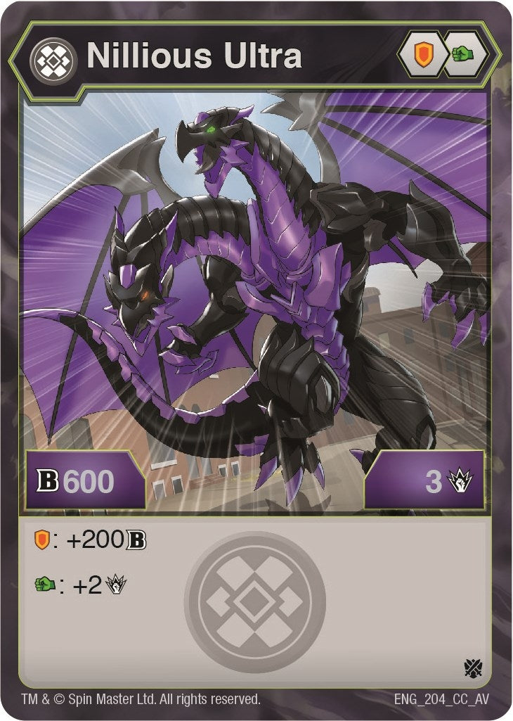 Image for Nillious Ultra (204) (Armored Elite) (204) - Bakugan TCG