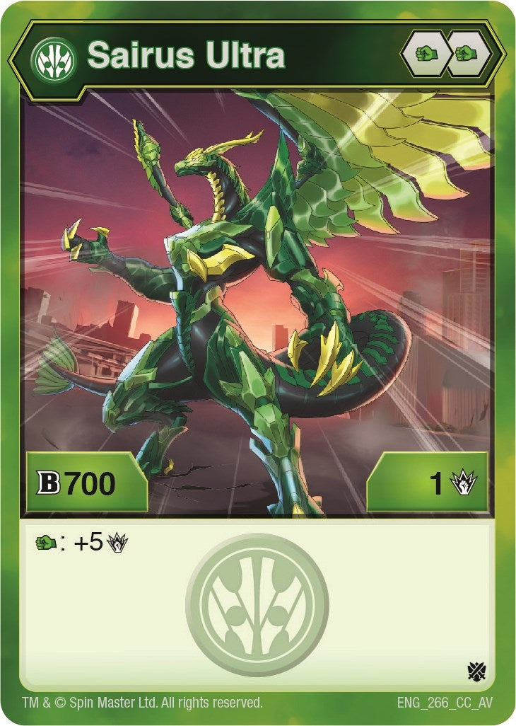 Image for Sairus Ultra (266) (Armored Elite) (266) - Bakugan TCG