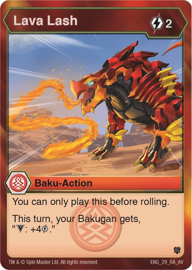 Image for Lava Lash (Armored Elite) (29) - Bakugan TCG