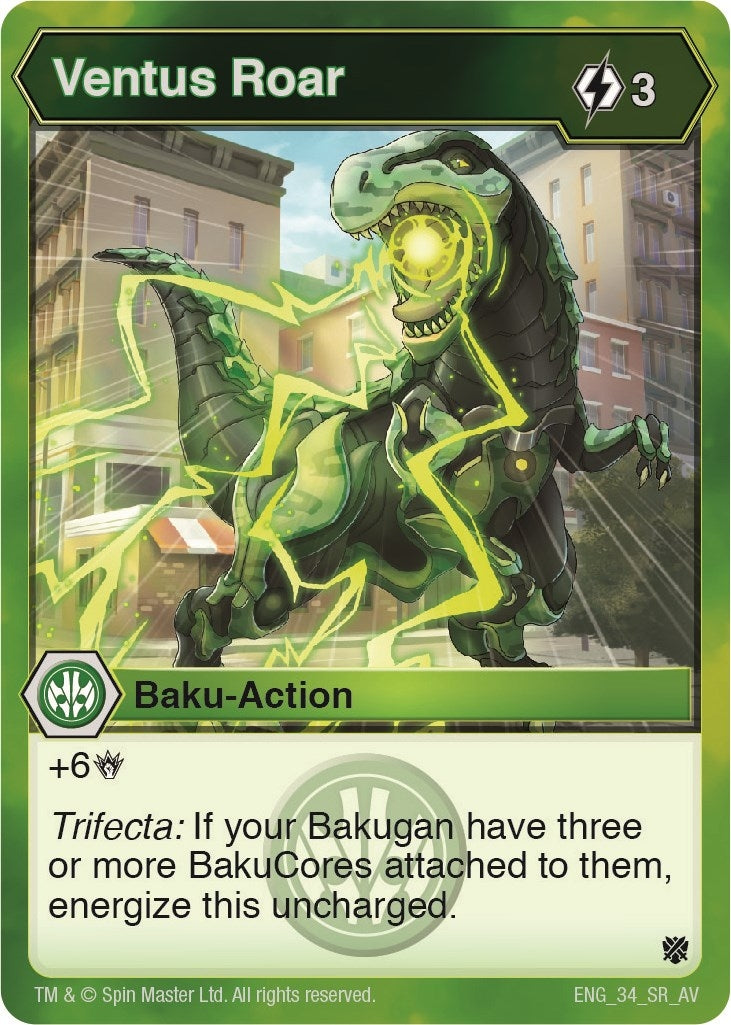 Image for Ventus Roar (Armored Elite) (34) - Bakugan TCG